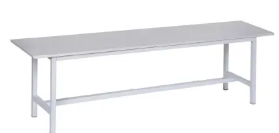 SLU 150 lavice šatní, šedá/ konstrukce šedá RAL 7035