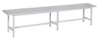 SLU 200 lavice šatní, šedá/ konstrukce šedá RAL 7035