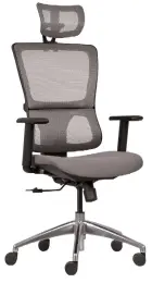 ALANIS židle kancelářská šedá