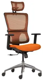 ALANIS židle kancelářská oranžová