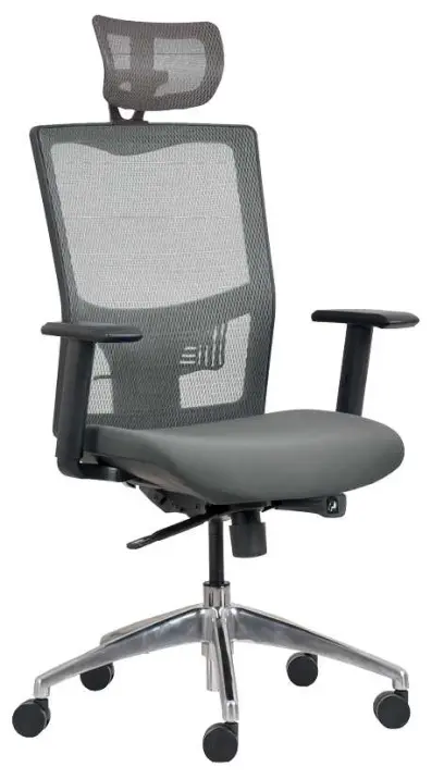 ANDREAS židle kancelářská šedá