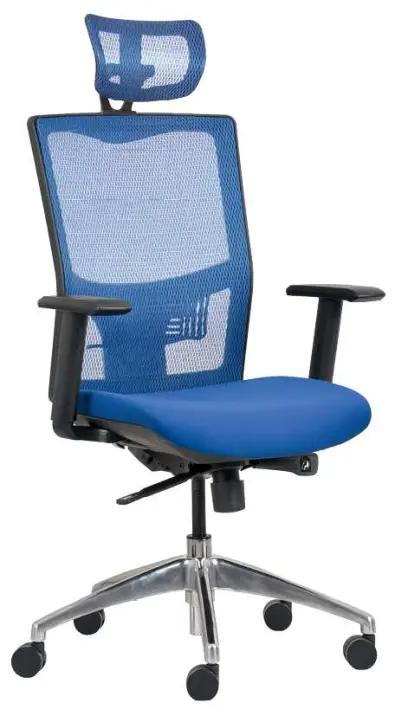 ANDREAS židle kancelářská modrá