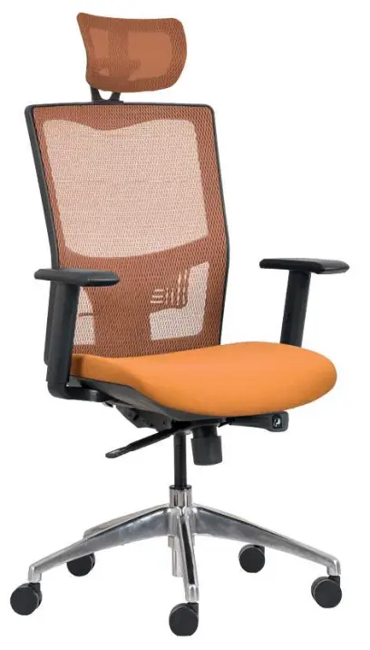 ANDREAS židle kancelářská oranžová