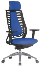 DEBORA židle kancelářská modrá