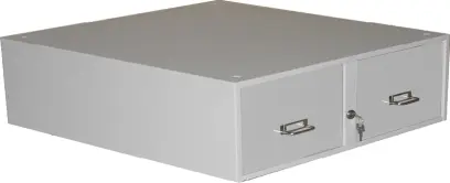 2380 kartotéka 2-zásuvková A5, šedá