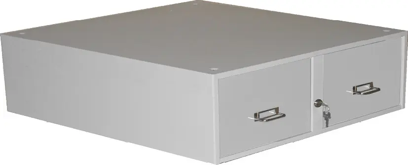 2380 kartotéka 2-zásuvková A5, šedá