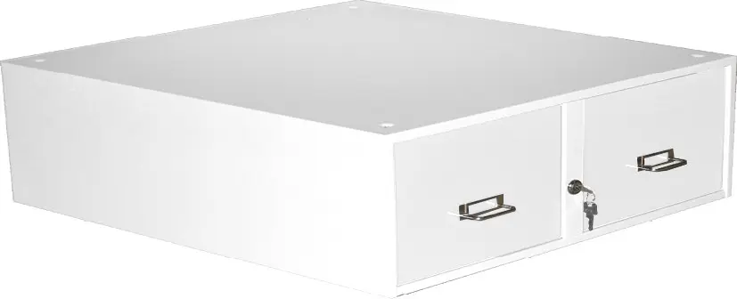 2380 kartotéka 2-zásuvková A5, bílá