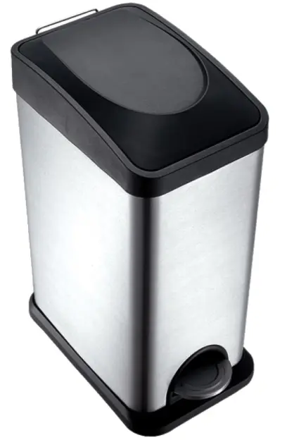 NKT 15 koš nerez, víko plast, 15 l