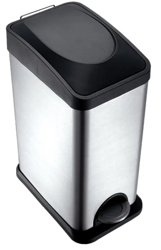 NKT 15 koš nerez, víko plast, 15 l