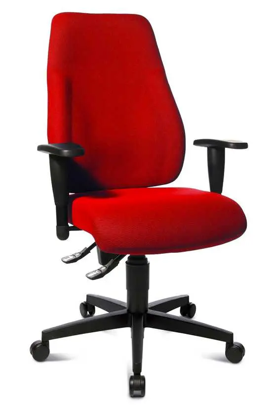 LADY SEAT křeslo kancelářské včetně područek, červená