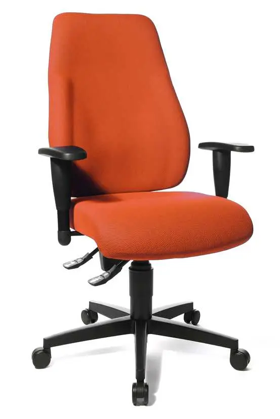 LADY SEAT křeslo kancelářské včetně područek, oranžová