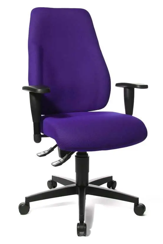 LADY SEAT křeslo kancelářské včetně područek, fialová