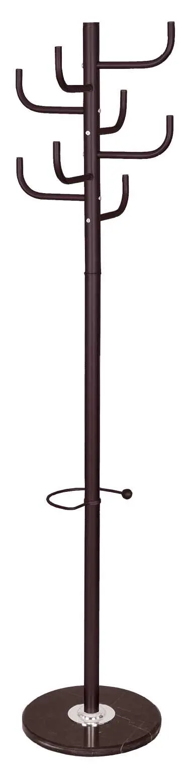 VK 104 černý, věšák na mramorovém podstavci černém