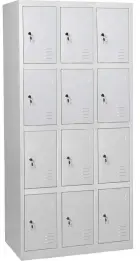 JP - 612 N skříň 12-boxová 1850x900x500 mm, šedá