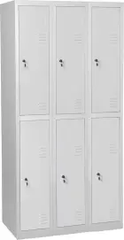 JP - 606 N skříň 6-boxová, 1850x900x500 mm, šedá