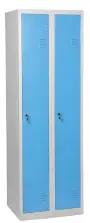 JP - 500 skříň šatní 1850x500x500 mm, 2-dílná, šedomodrá
