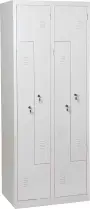 JP - 80 Z skříň šatní 1850x800x500 mm, 4-dílná, šedá