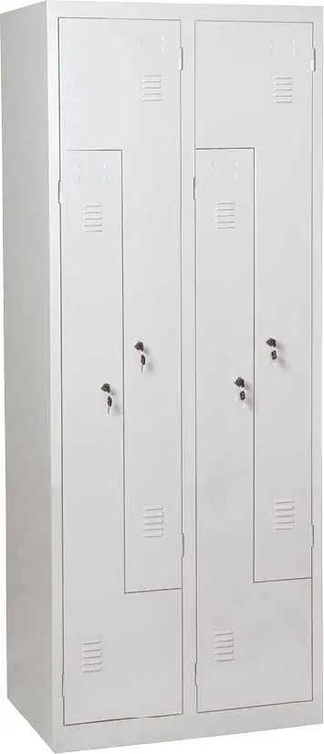 JP - 80 Z skříň šatní 1850x800x500 mm, 4-dílná, šedá
