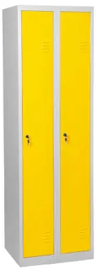 JP - 500 skříň šatní 1850x500x500 mm, 2-dílná, šedožlutá