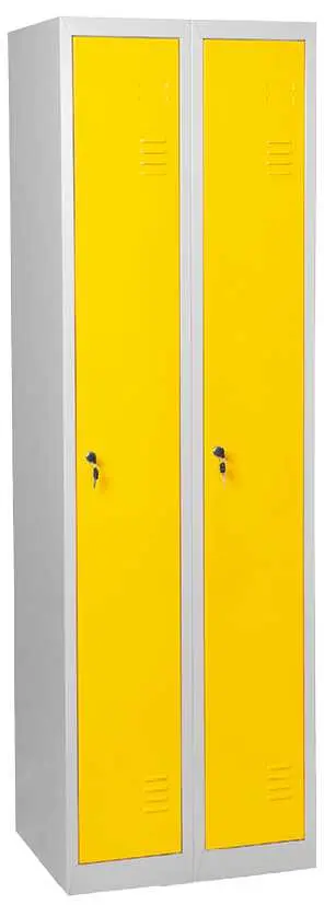 JP - 500 skříň šatní 1850x500x500 mm, 2-dílná, šedožlutá