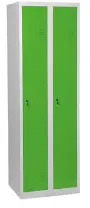 JP - 500 skříň šatní 1850x500x500 mm, 2-dílná, šedozelená