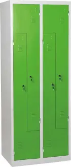 JP - 80 Z skříň šatní 1850x800x500 mm, 4-dílná, šedozelená