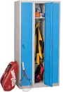 JP - 930 N skříň šatní 3-dvéřová, 1850x900x500 mm, šedá/modrá