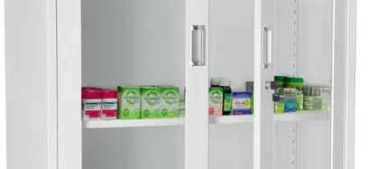 Police pro JP - 910 NX, bílá