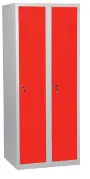 JP - 150 skříň šatní 1500x600x500 mm, 2-dílná, šedočervená