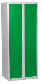JP - 150 skříň šatní 1500x600x500 mm, 2-dílná, šedozelená