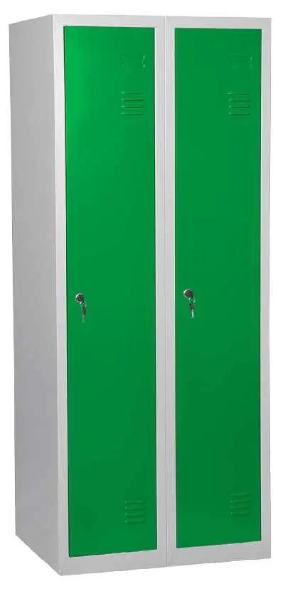 JP - 150 skříň šatní 1500x600x500 mm, 2-dílná, šedozelená