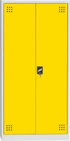 CH - 950 skříň na chemikálie, 1950x950x500 mm, 2-dveřová, šedožlutá