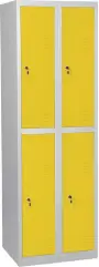 JP - 604 N skříň 4-boxová, 1850x600x500 mm, šedožlutá