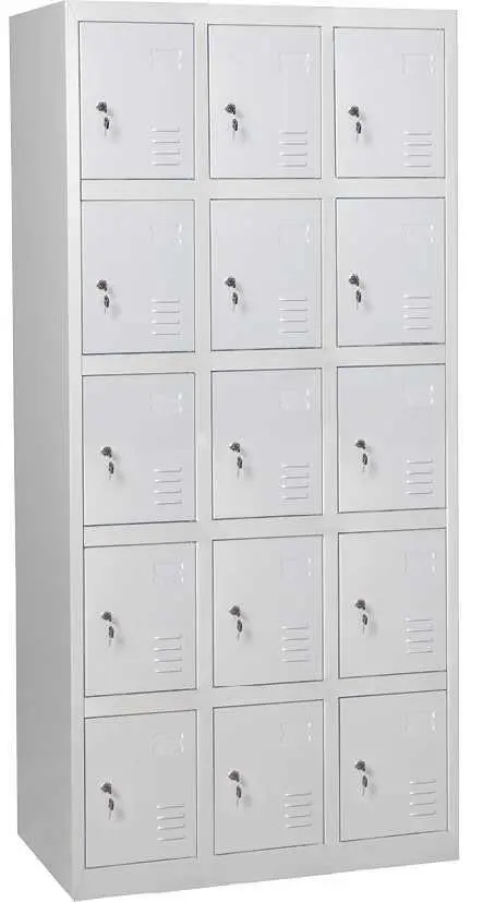 JP - 615 N skříň 15-boxová 1850x900x500 mm, šedá