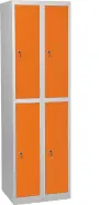 JP - 604 N skříň 4-boxová, 1850x600x500 mm, šedooranžová