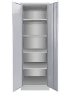 JP - 640 skříň kovová, policová, 1850x600x500 mm, šedá