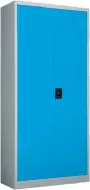 JP - 900 NX skříň policová, 1950x900x400 mm, šedá/modrá