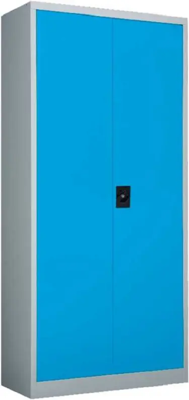 JP - 900 NX skříň policová, 1950x900x400 mm, šedá/modrá