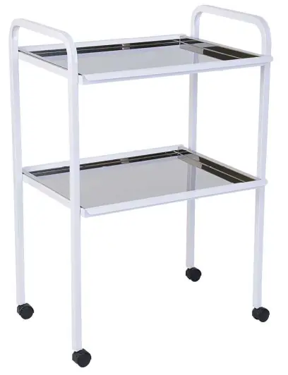OV - 22 vozík 2-policový, 900 x 620 x 470 mm, lak/nerez