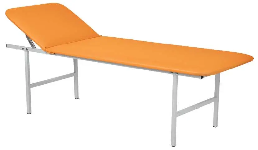 MEDISTAR lehátko, polohovatelná opěrka hlavy, koženka oranžová