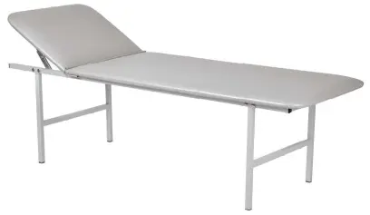 MEDISTAR lehátko, polohovatelná opěrka hlavy, koženka šedá
