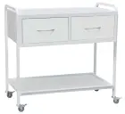 OV - 92 vozík 2-zásuvkový, šířka 900 mm, bílý