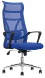 OLIVIER, židle kancelářská modrá