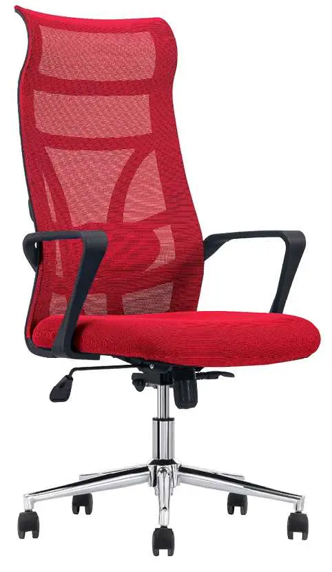 OLIVIER, židle kancelářská červená