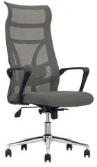 OLIVIER, židle kancelářská šedá