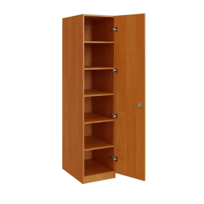 Q 14-40 skříň šatní, 1-dvéřová, 400x600x1800mm, olše jantar