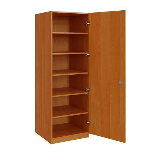 Q 14-60 skříň šatní, 1-dvéřová, 600x600x1800mm, olše jantar