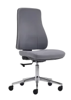 ORION židle kancelářská, kříž chrom, látka šedá