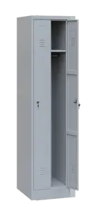 JP - 420 skříň šatní 1850x412,5x500 mm, 2-dílná, šedá