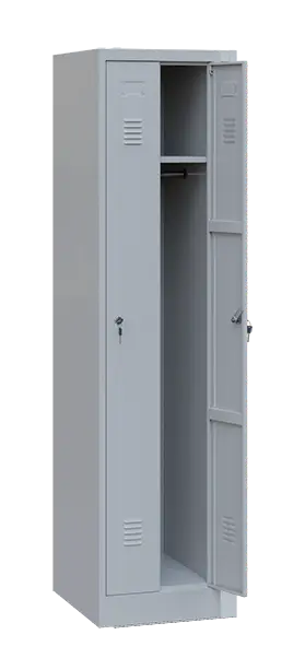 JP - 420 skříň šatní 1850x412,5x500 mm, 2-dílná, šedá